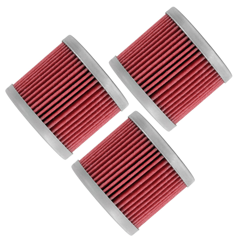 Oil Filter 3-Pack Replacement for Suzuki Burgman 400 AN400 (2007–2024)