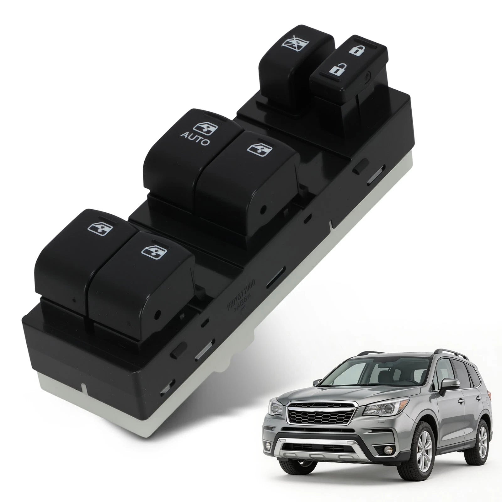 Front Left Window Switch for Subaru Forester (2014–2016) 83071SG040 16+3 Pin Black
