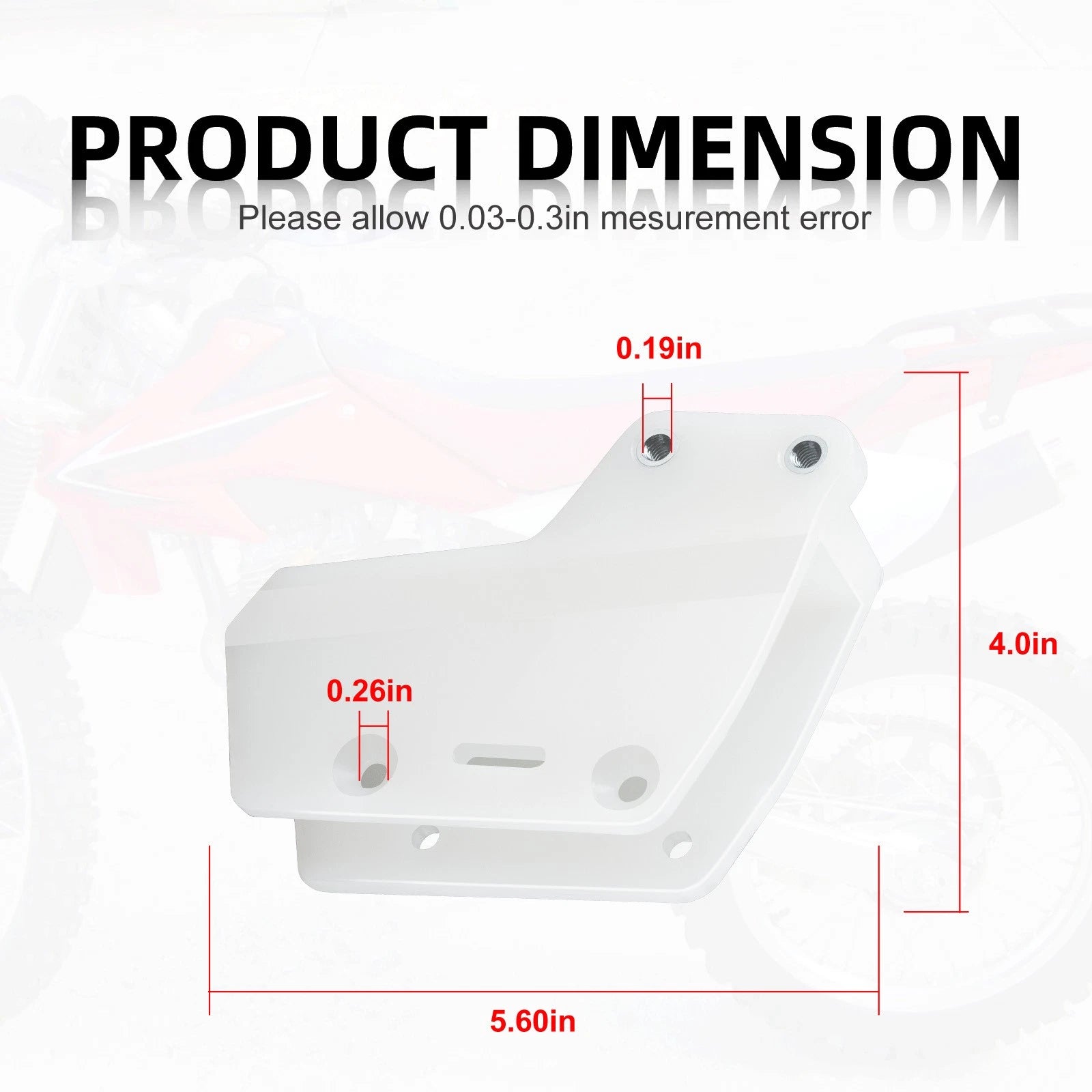 Rear Chain Guide for Honda CRF150F (2003–2017) / CRF230F (2003–2019) / CRF250F (2019–2023)