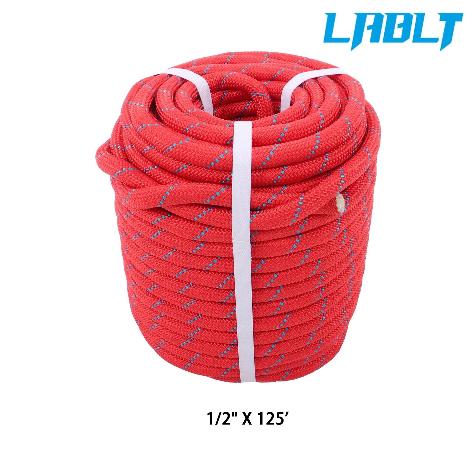 1/2 In Braided Polyester Rigging Rope for Arborist (125 Ft)
