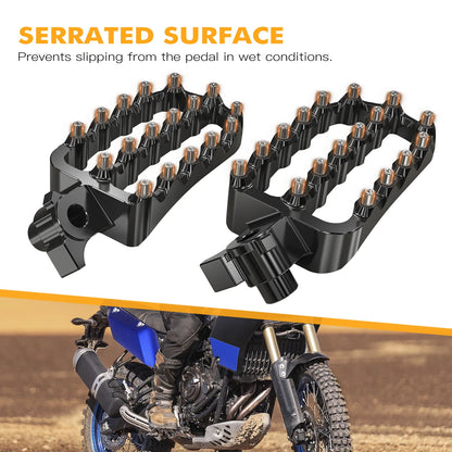 Wide Footpegs for Yamaha Tenere 700 XTZ700 (2019–2024)