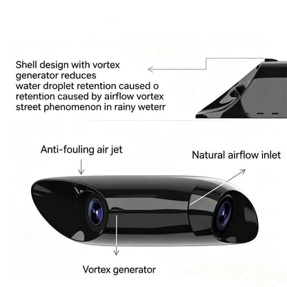 2X AHD 1080P Dual-Lens Blind Spot Camera for Left & Right