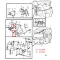 Water Pump Cross Piece for Volvo Penta AQ115 AQ125 AQ130 AQ131 AQ140 AQ170 (1970–1980) 831009 806256