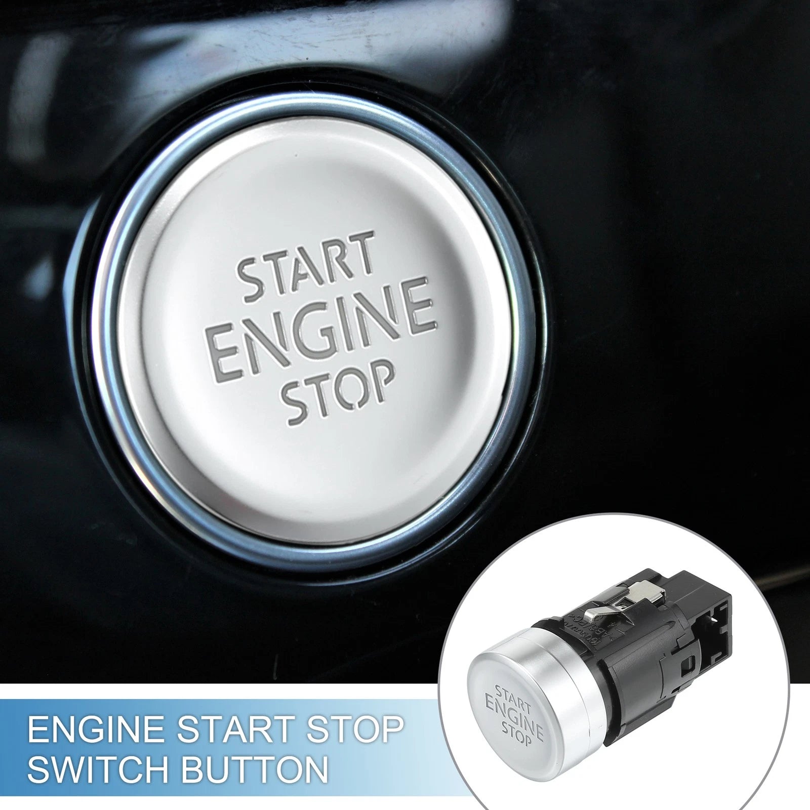 Engine Start Stop Switch Button OEM Replacement for Volkswagen Golf 7 MK7 (2013–2017)