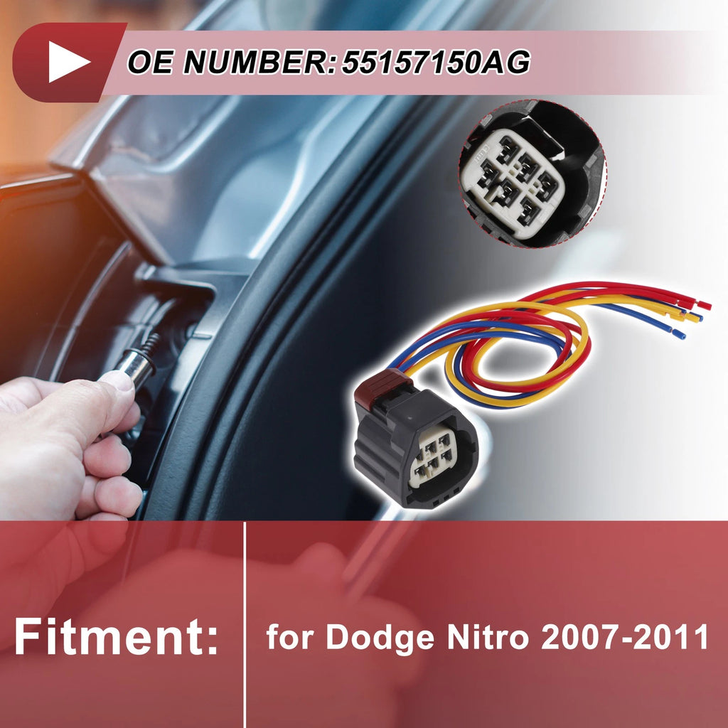 Taillight Socket Wiring Harness Replacement for Dodge Nitro (2007–2011)