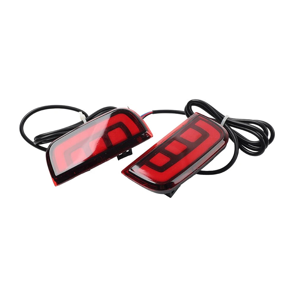 Rear Bumper Reflector Tail Brake Marker Lights for Honda Civic (2016–2021)