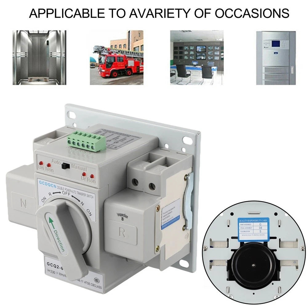 Automatic Transfer Switch for Environmentally Protected Systems