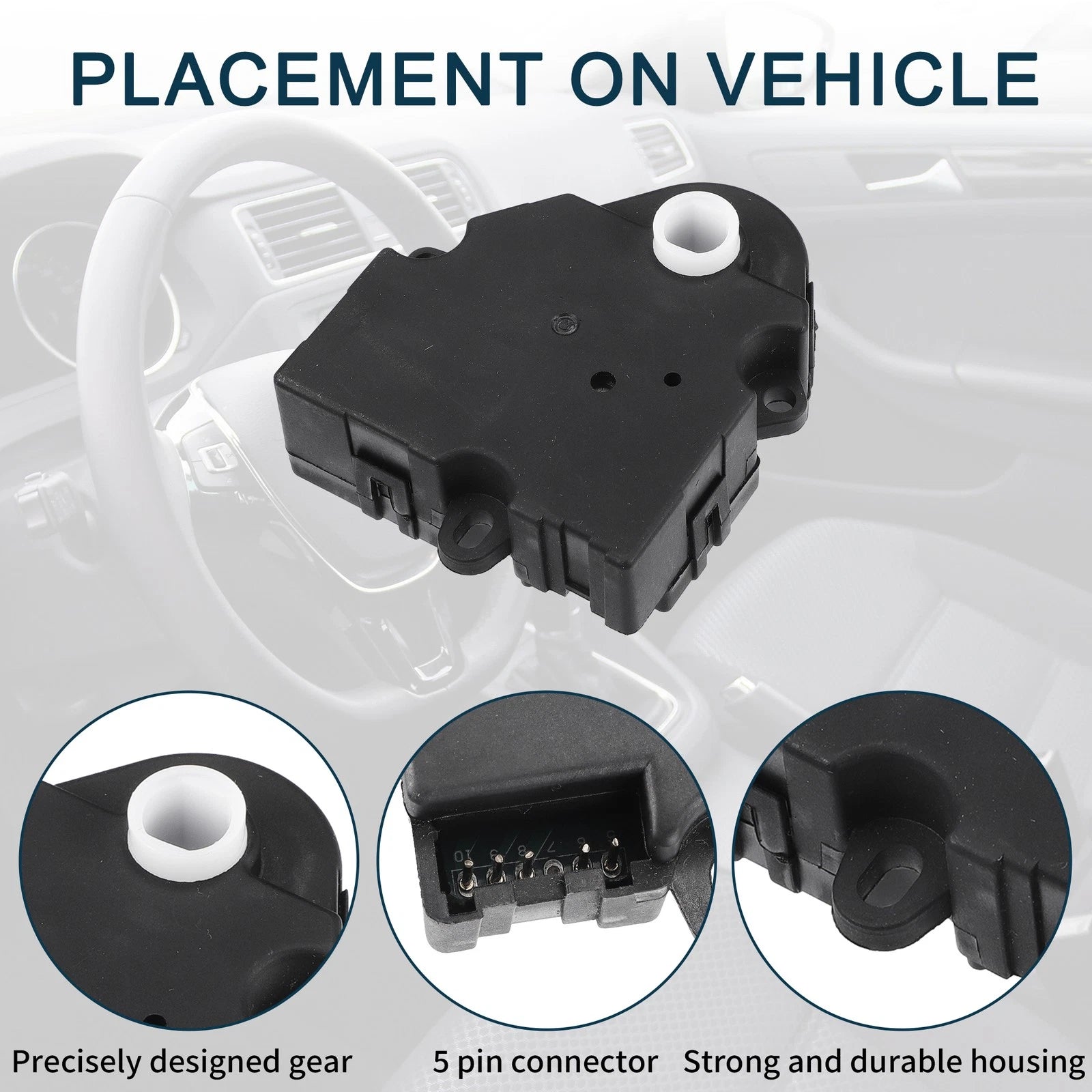 HVAC Heater Blend Door Actuator Replacement for Chevrolet Blazer (1992–1994)