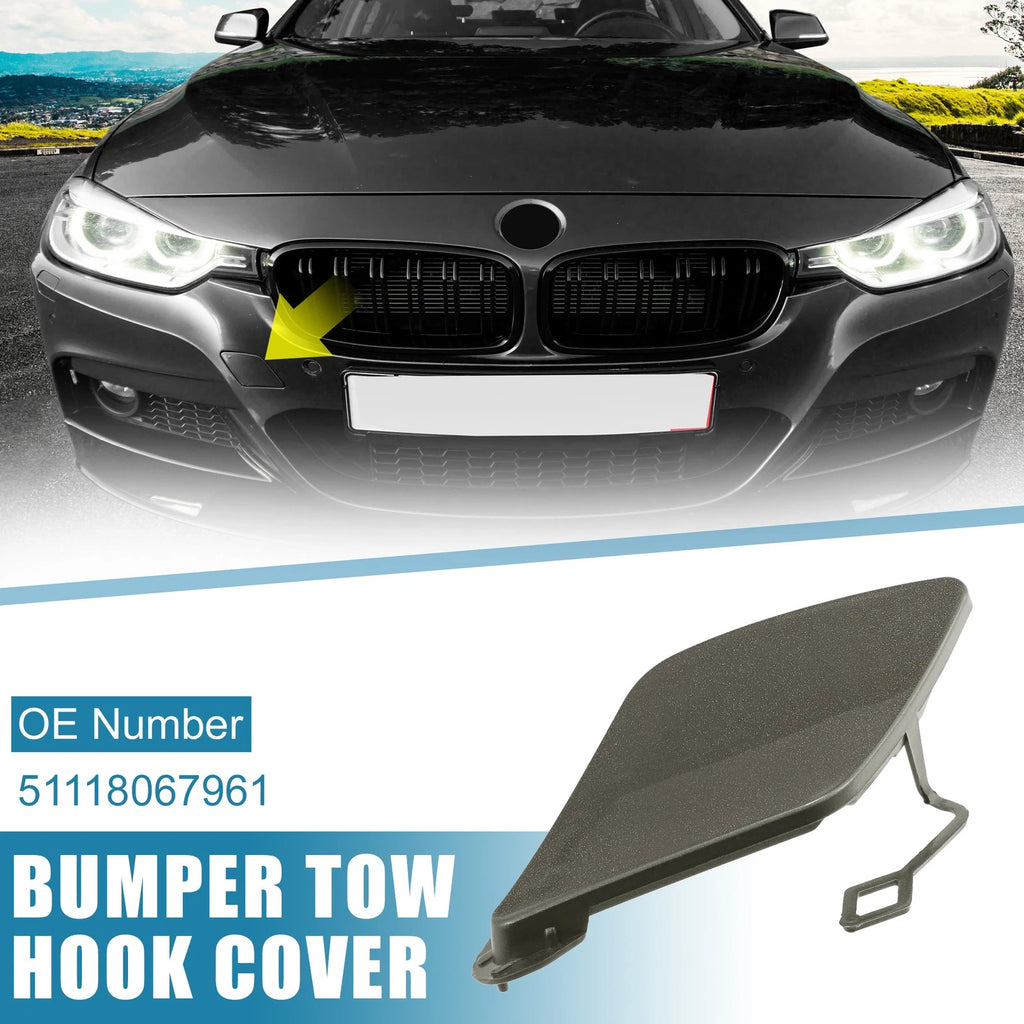 Front Bumper Tow Hook Cover Replacement for BMW 320i (2013–2018)