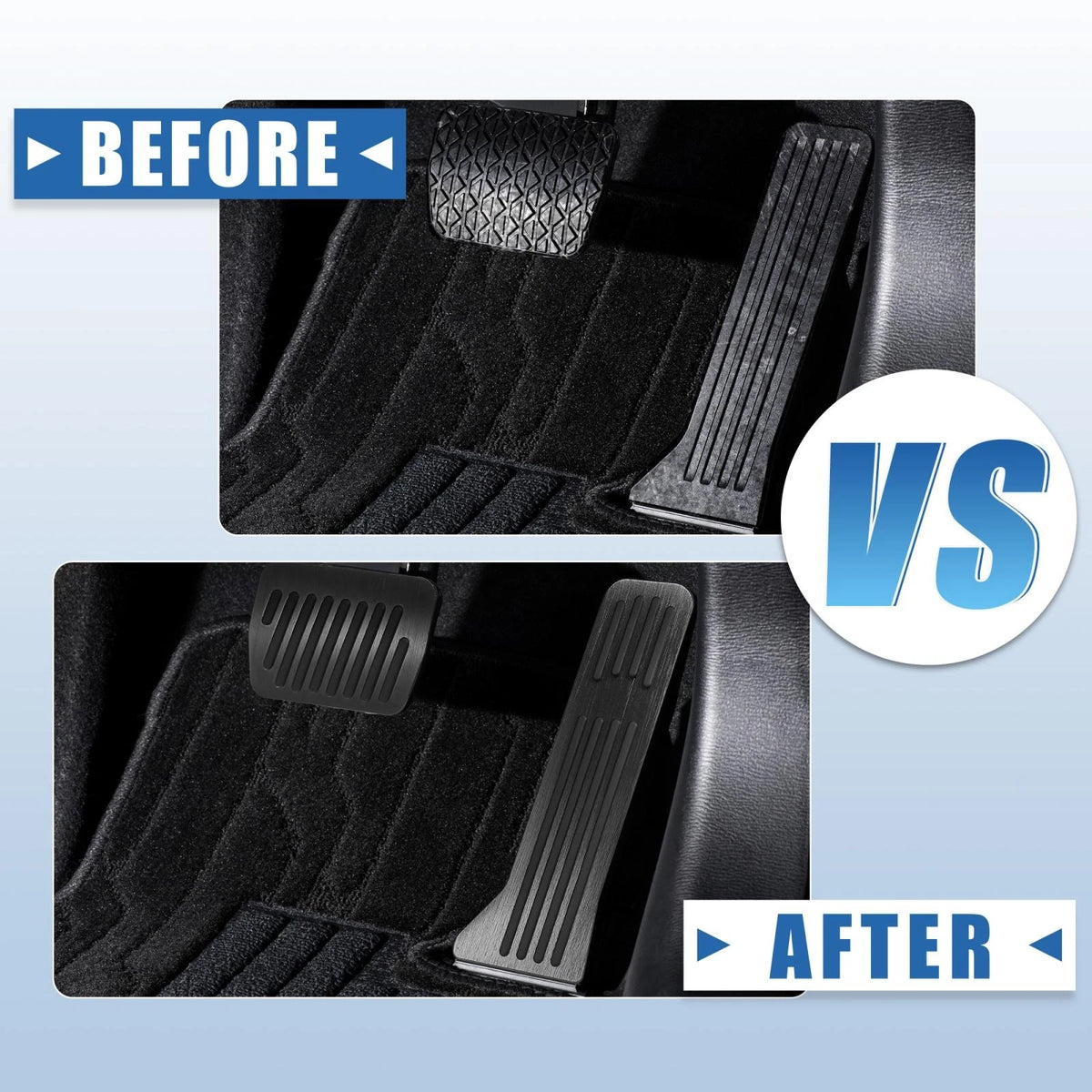 Gas Brake Pedal Cover Kit for Mazda 2 3 6 CX-3 CX-5 CX-9 (2011–2020)