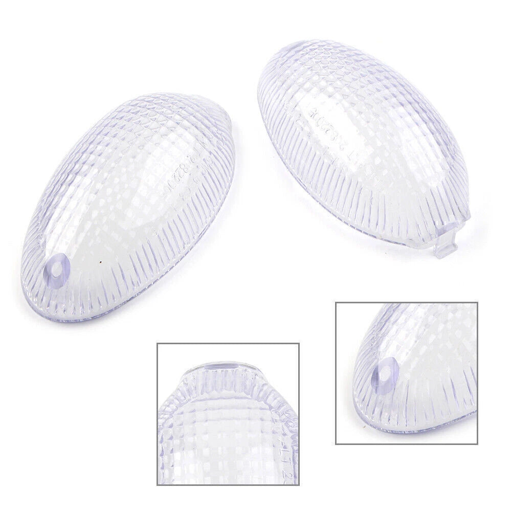 Clear Front Turn Signal Blinker Light Lens for Ducati Monster (2006–2010)