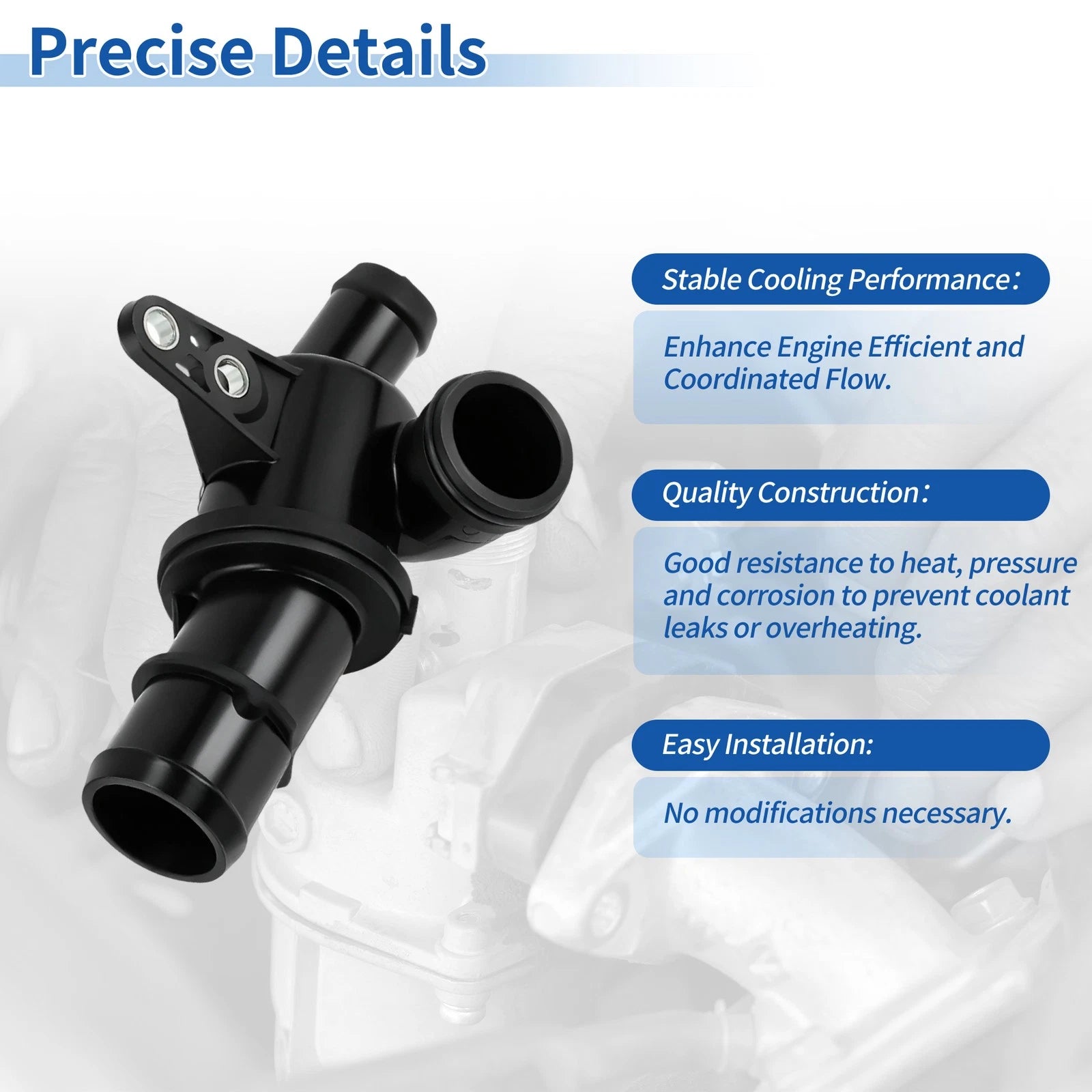 Engine Coolant Thermostat for Mercedes-Benz A-Class (2004–2012) 6402000415