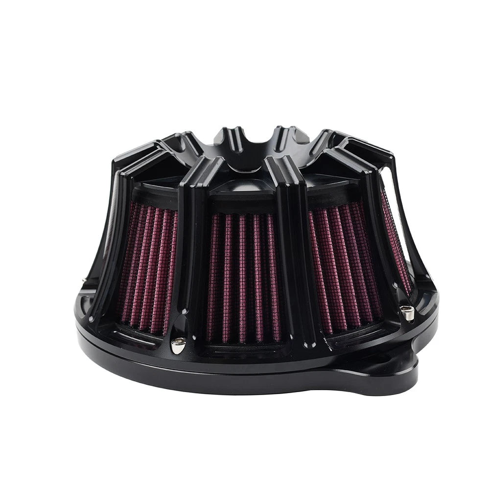 Air Cleaner Intake Filter Kit for Harley Electra Glide, Street Glide, Road King, Dyna (Does Not Apply)