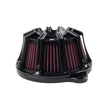 Air Cleaner Intake Filter Kit for Harley Electra Glide, Street Glide, Road King, Dyna (Does Not Apply)
