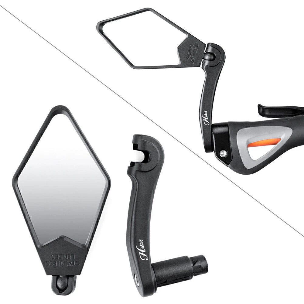360° Rotatable Bicycle Rearview Mirrors for Handlebar Cycling