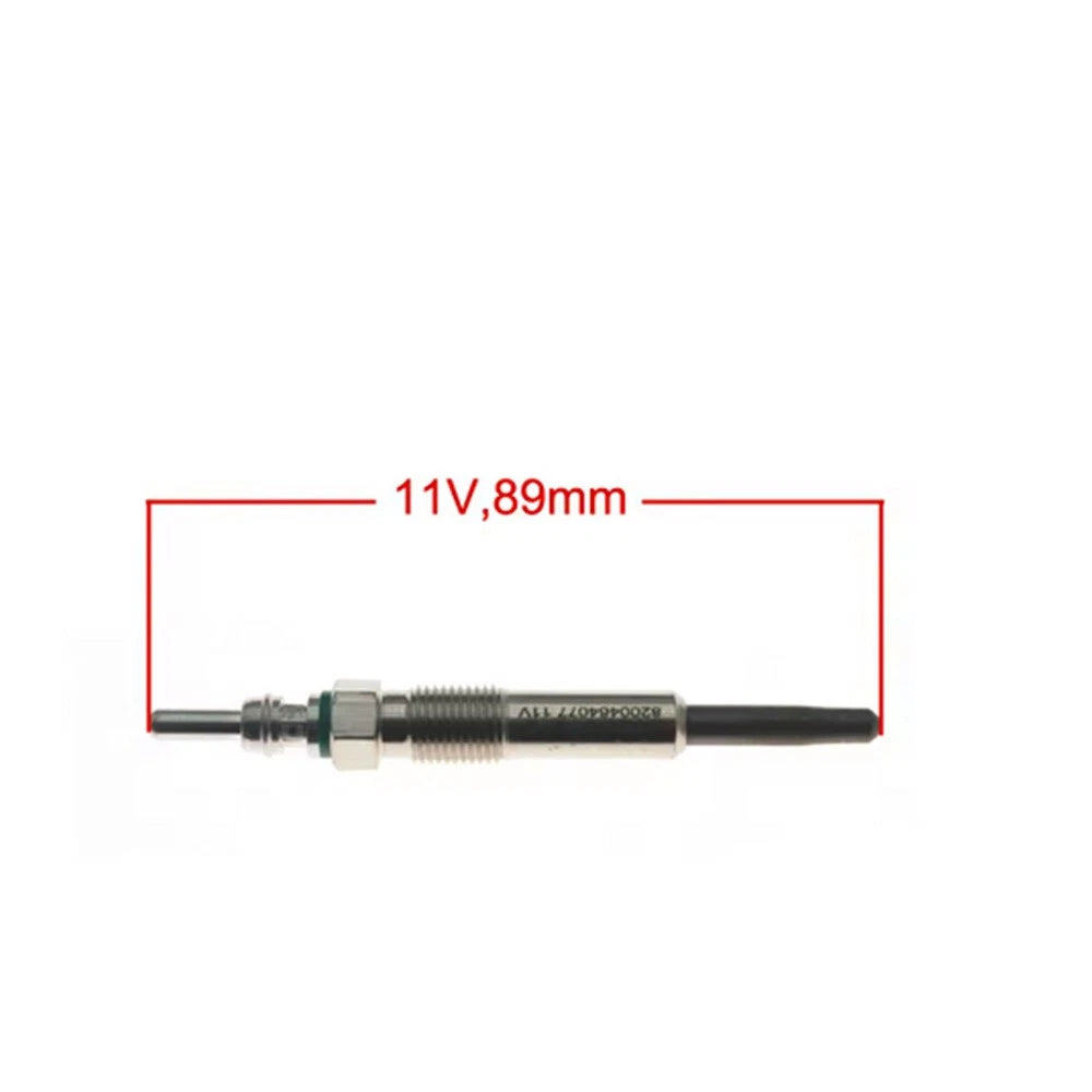 4Pcs Glow Plug 11V 8200464077 for Renault Clio Kangoo Master Megane Logan