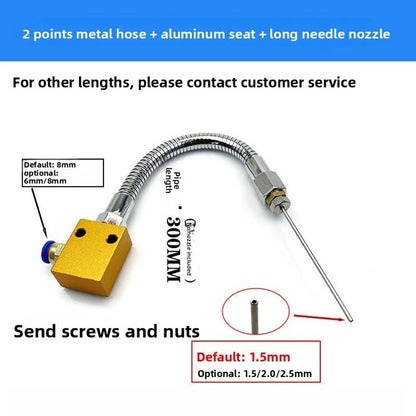 Stainless Steel Inflatable Nozzle for Quick Gear Inflation