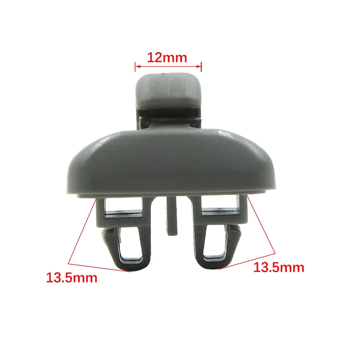 Sun Visor Hook Clip Bracket Retainer for Audi A6 C5 (1999–2005) 2 pcs