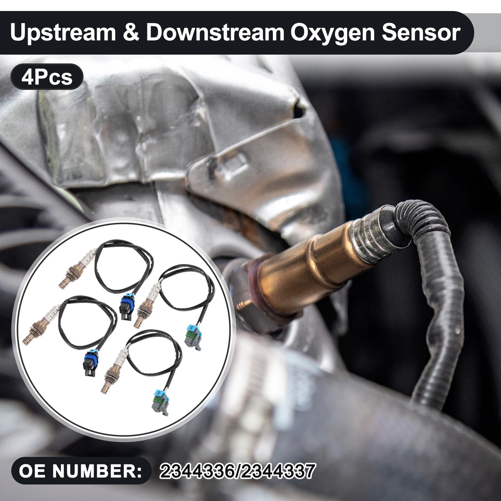 Oxygen Sensor Upstream Downstream Set for Chevrolet Avalanche 1500 (2002–2013)
