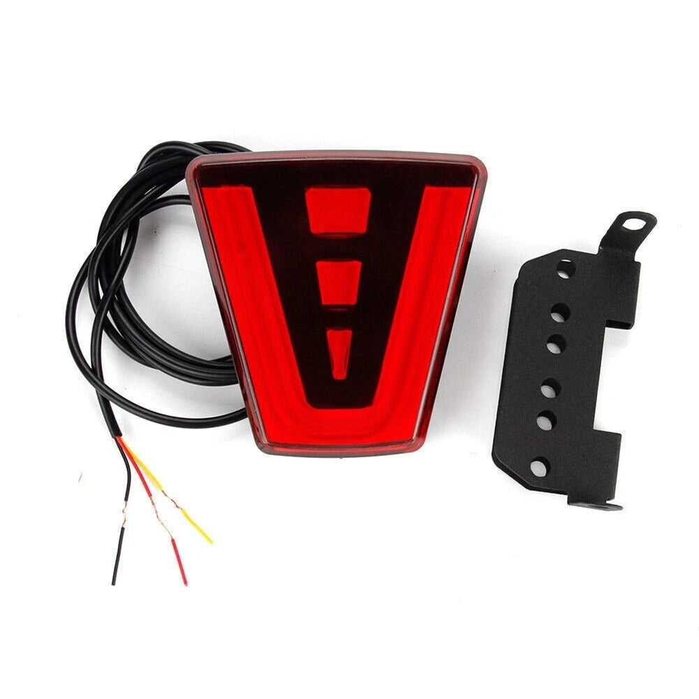 Brake Signal Lamp Headlight LED Rear Tail Third Brake Lamp Triangle 12V
