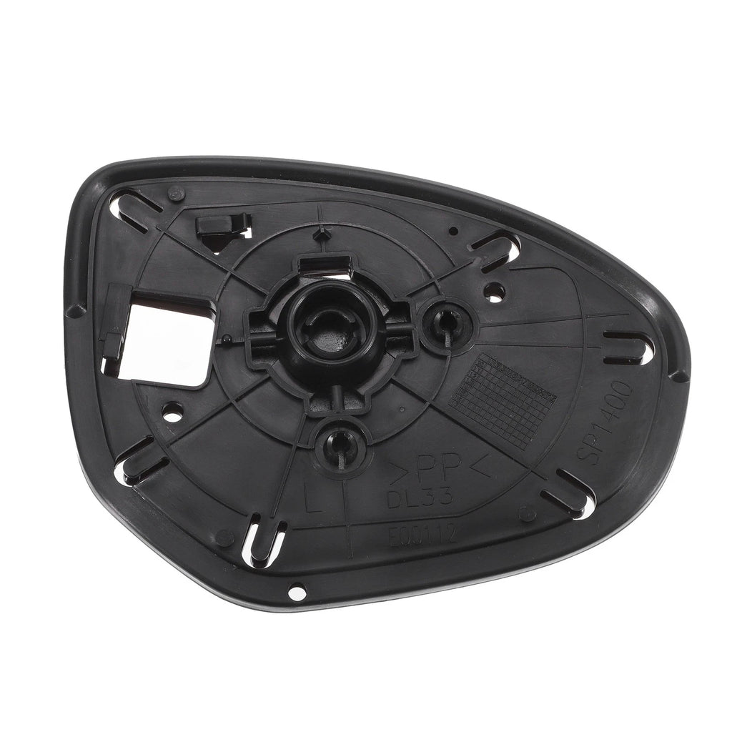 Driver Side Mirror Glass with Backing Plate Non Heated for Mazda 2 (2008–2014)