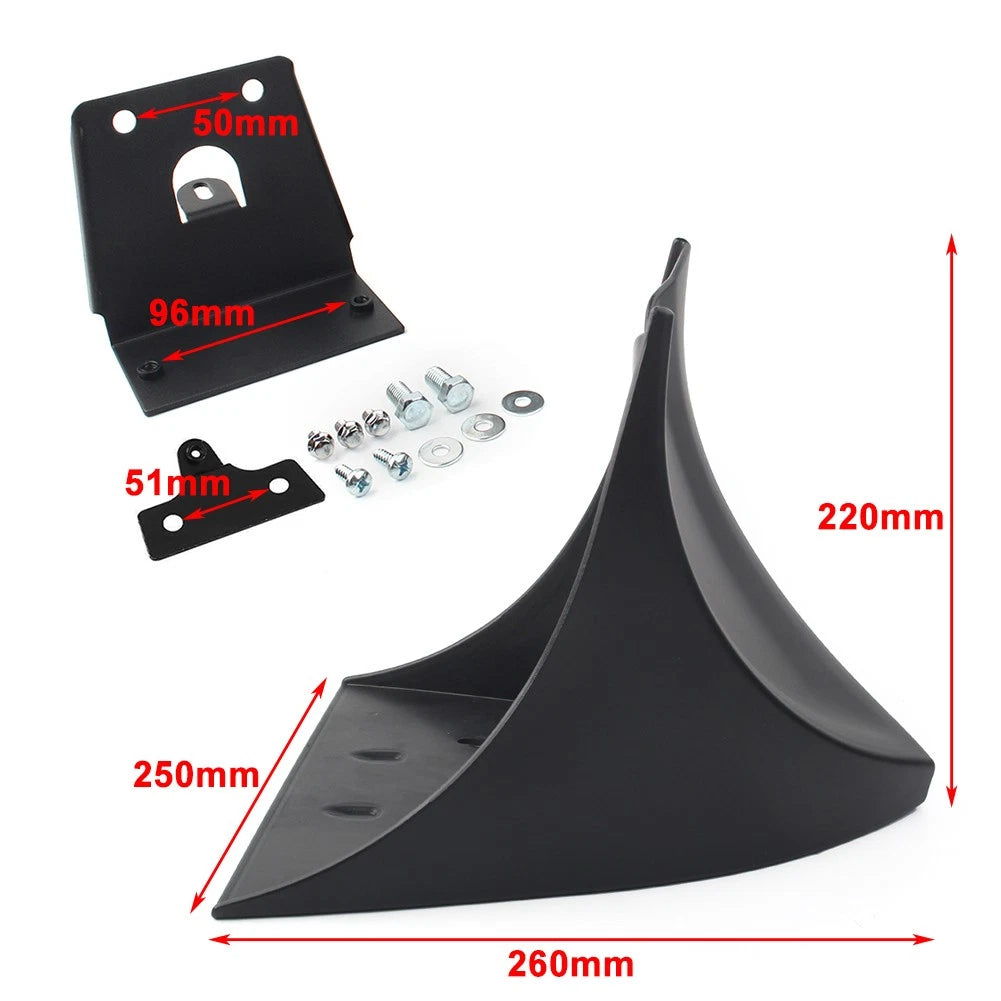 Front Chin Spoiler for Harley Sportster 883 1200 (2004–2018) Black
