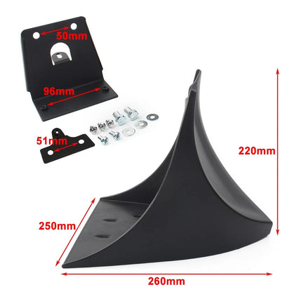Front Chin Spoiler for Harley Sportster 883 1200 (2004–2018) Black