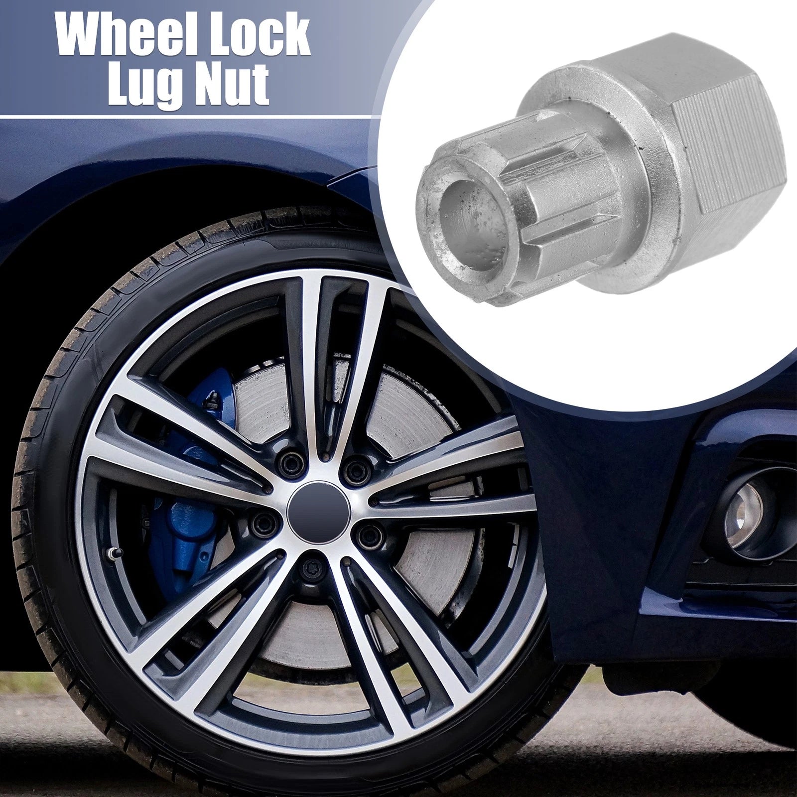 Anti Theft Wheel Lock Key Lug Nut Removal Tool for VW Audi (2000–2025)