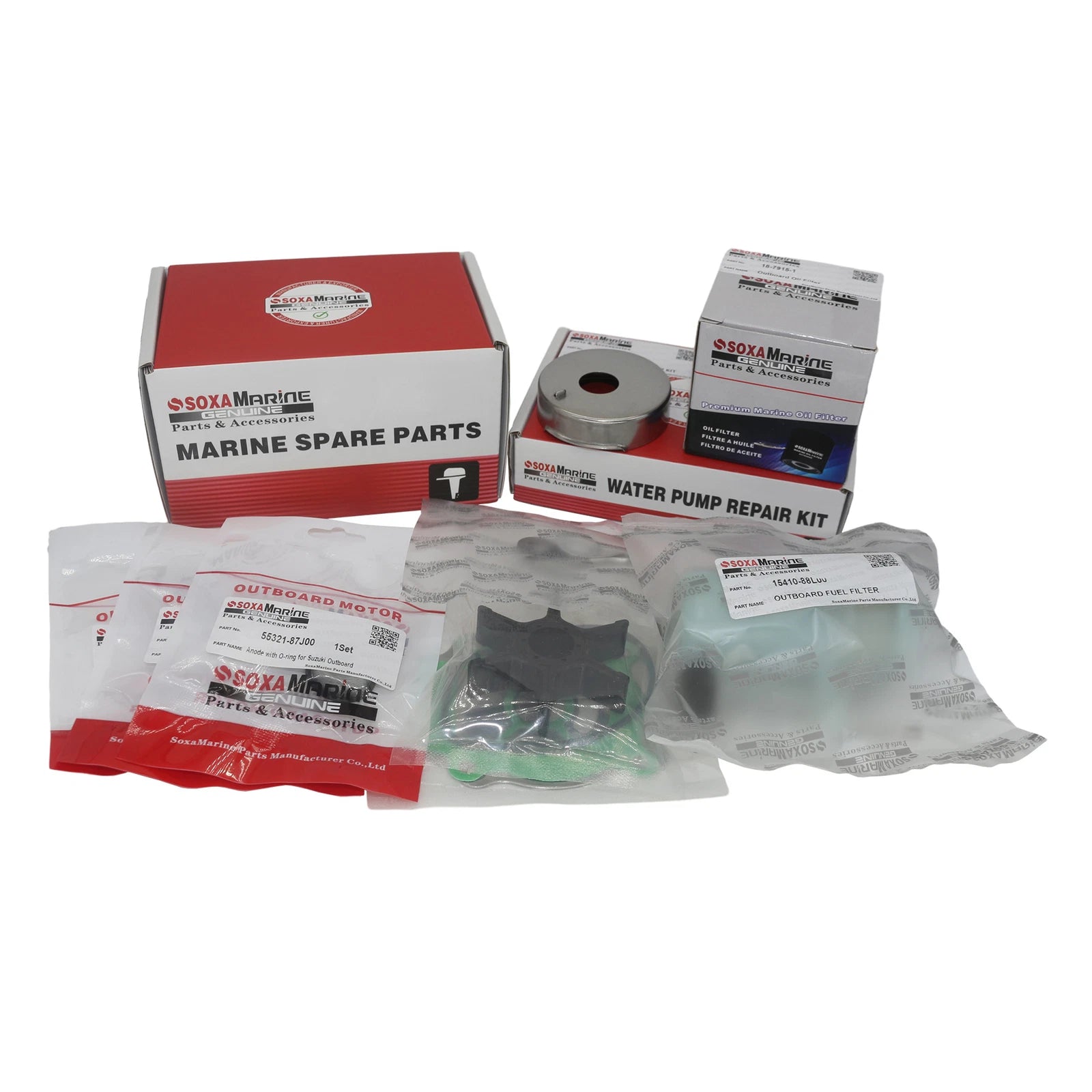 Repair Maintenance Kit for Suzuki DF 40 50 60 HP Outboard (17400-88812, 17400-88810)