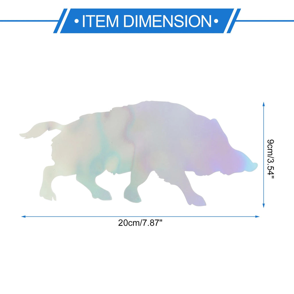 Reflective Bumper Decal for Wild Boar (Personalized)