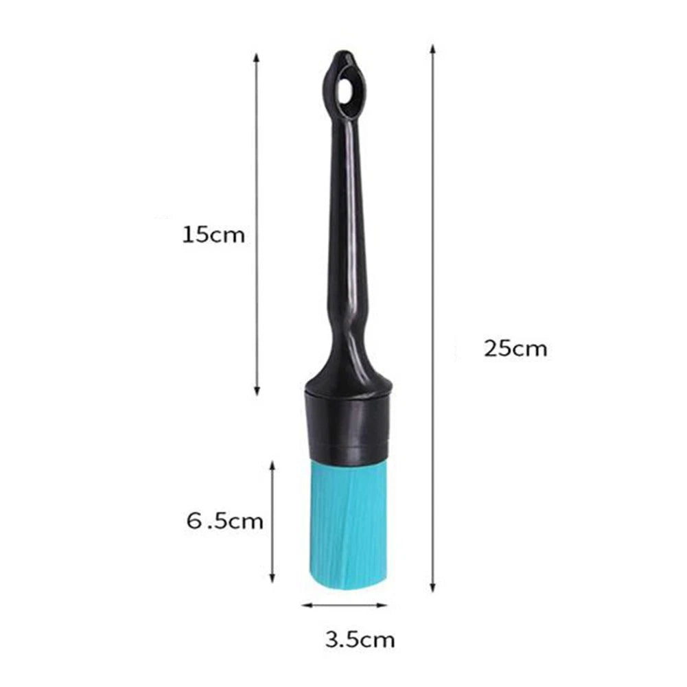 Set of 4 Cleaning Brushes for Vehicle Detailing
