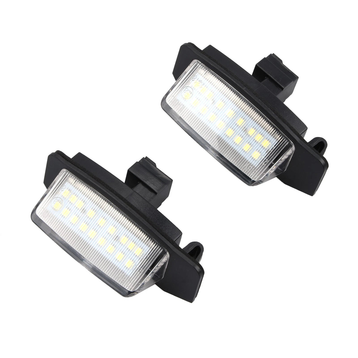 2X LED License Plate Light Lamp 6500K for Mitsubishi Outlander (2006–2012)