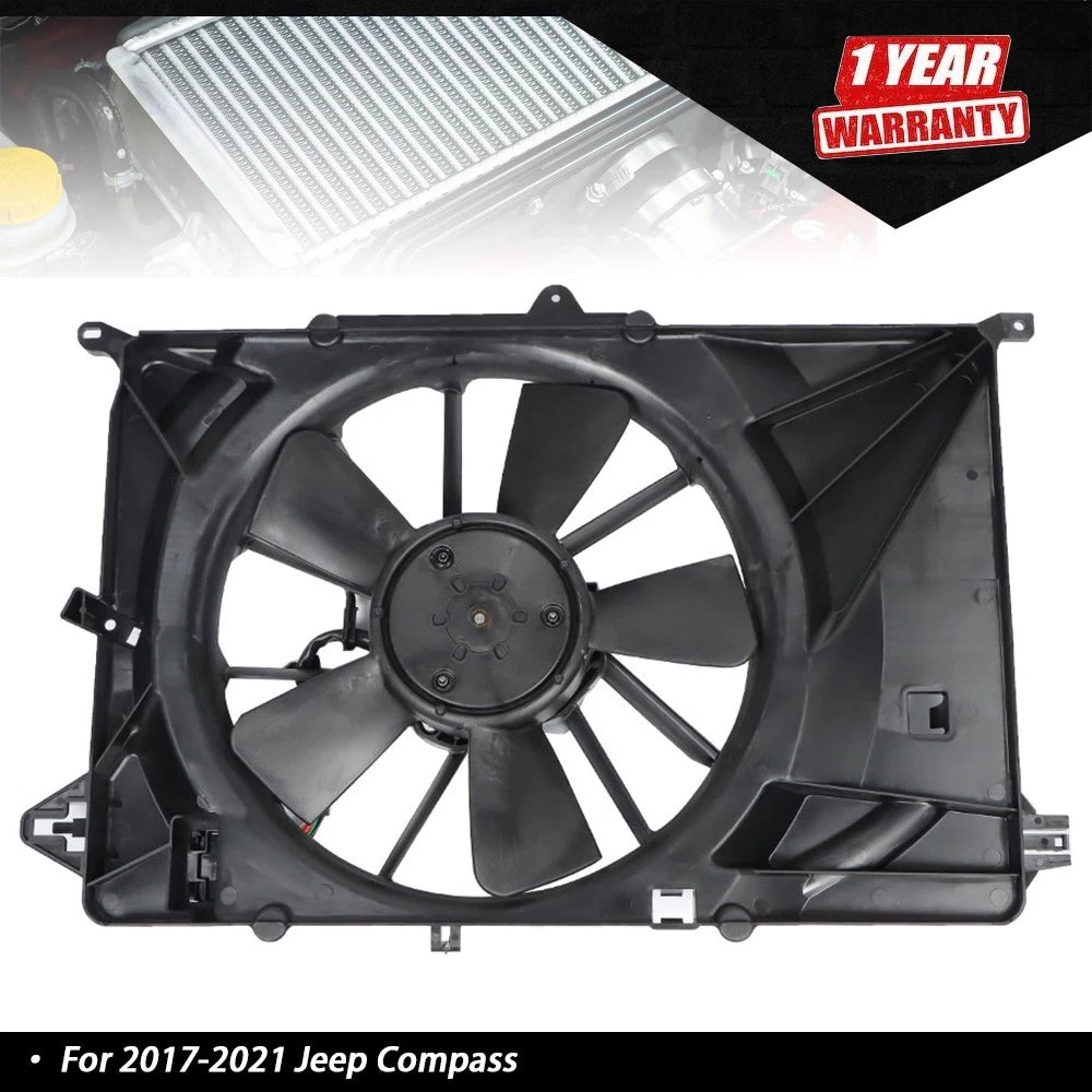 Engine Radiator Cooling Fan Assembly for Jeep Compass (2017–2021) 68249185AD