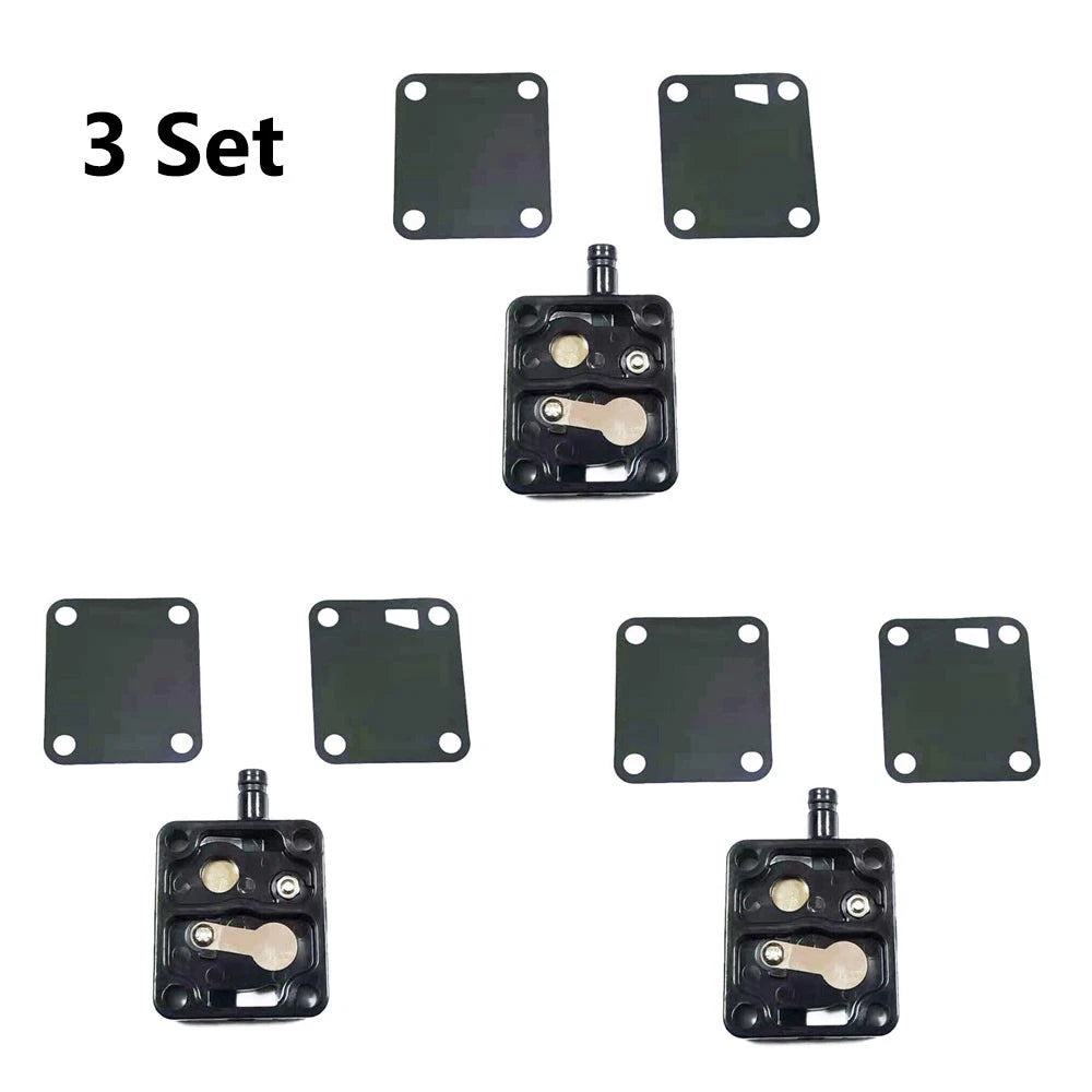 3X Fuel Pump Set for Yamaha Outboard 2T 15-25HP (682-24412, 677-24411)