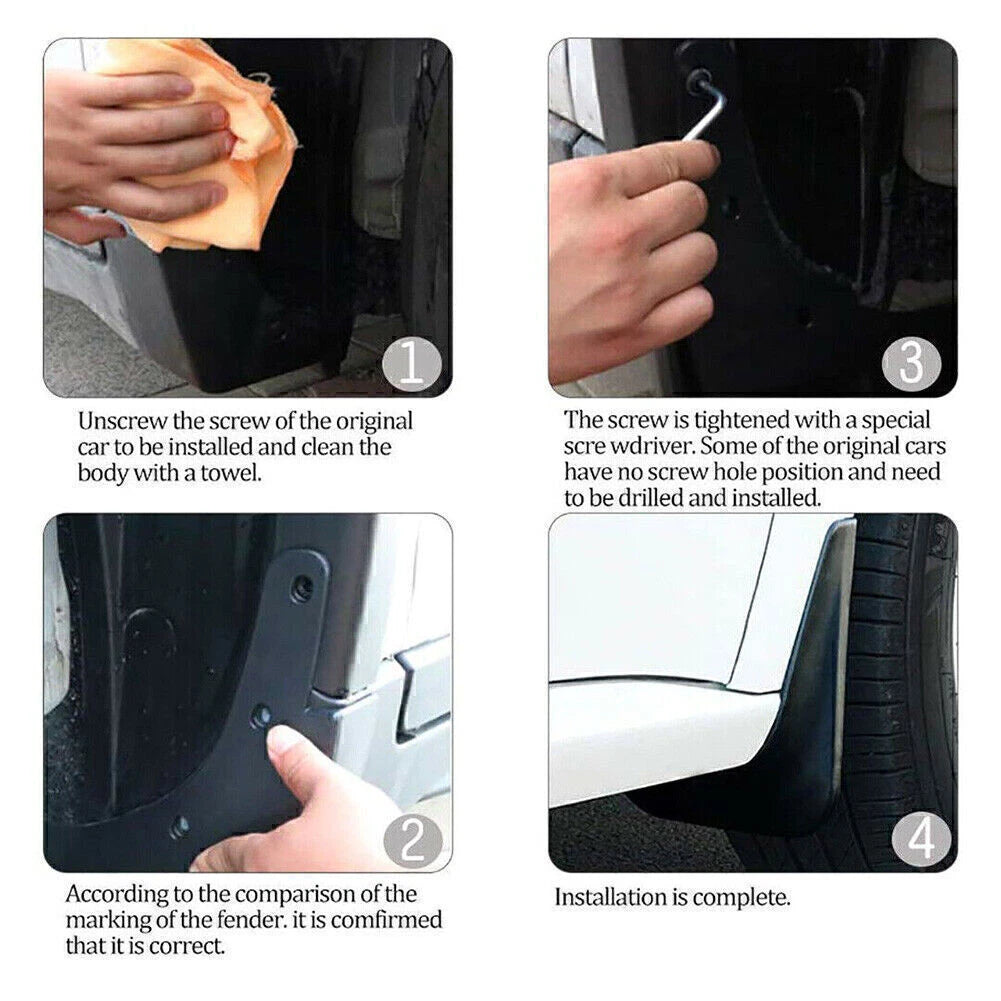 Mud Flaps for Tesla Model 3 (2018–2022)