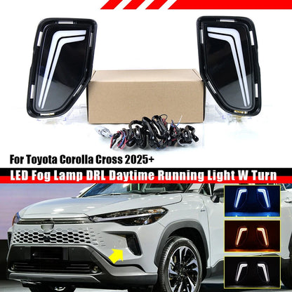 Front Side Vent DRL w/Turn Signal Light for Toyota Corolla Cross (2025+)