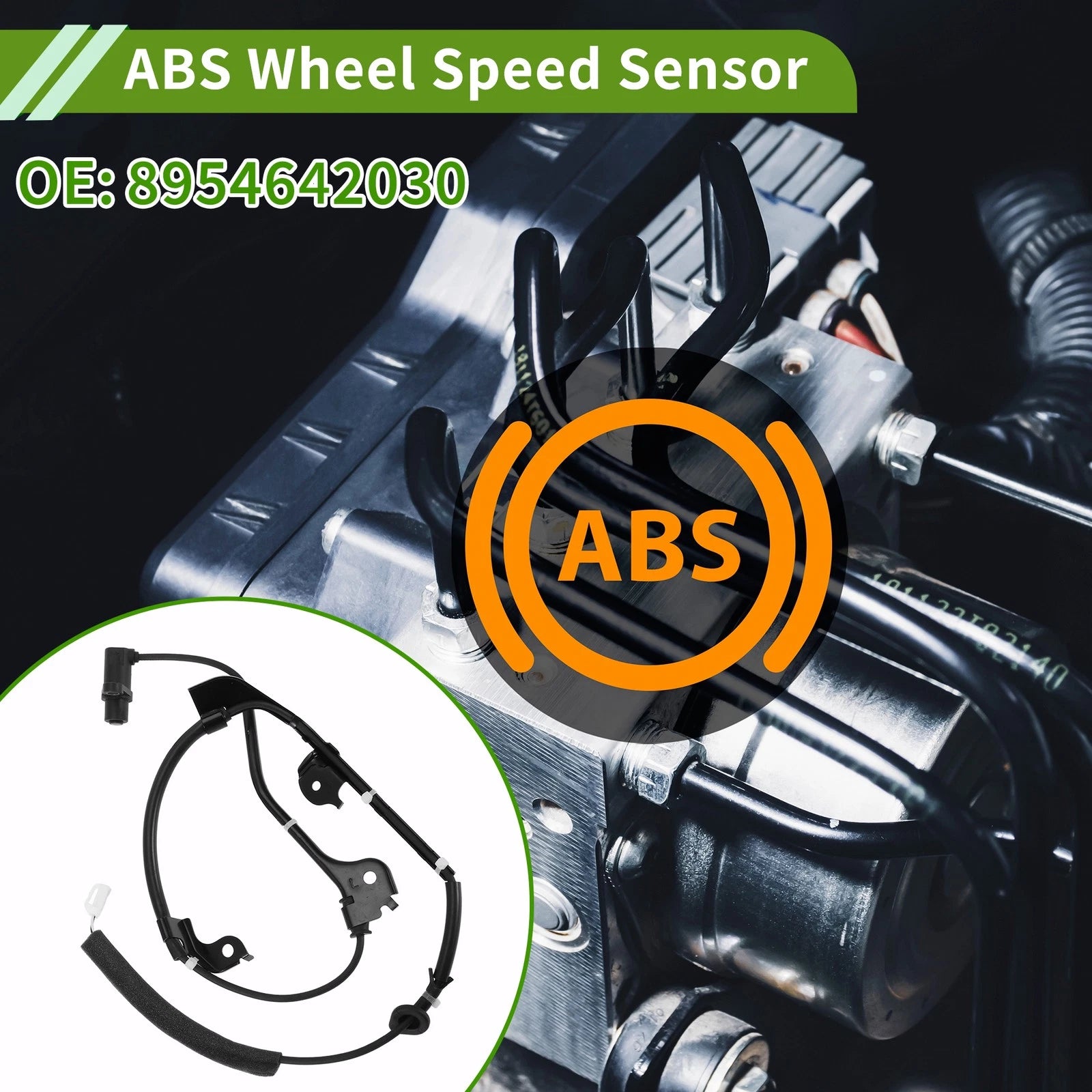 ABS Wheel Speed Sensor Rear Left Replacement for Toyota RAV4 (2019–2024)