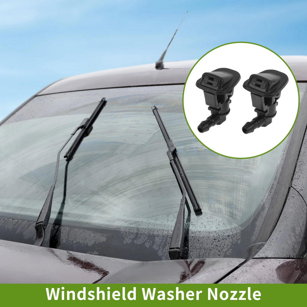 2X Front Windshield Washer Nozzle for Jeep Wrangler Gladiator (2018–2023) No.68293025AA