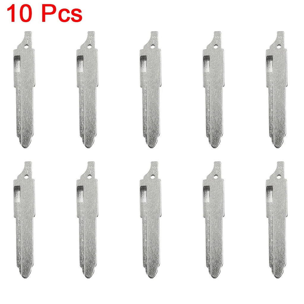 10 Pack Metal Uncut Insert Blank Key Blade Replacement for Mazda 6 (2009–2013)