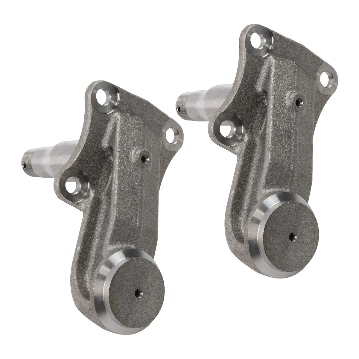 2X #84 Lube Weld-On Spindle w/ Brake Flange for 3500lbs Trailer Axles