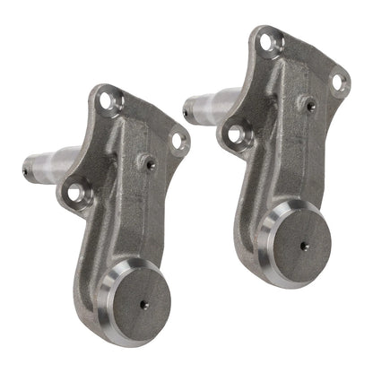 2X #84 Lube Weld-On Spindle w/ Brake Flange for 3500lbs Trailer Axles