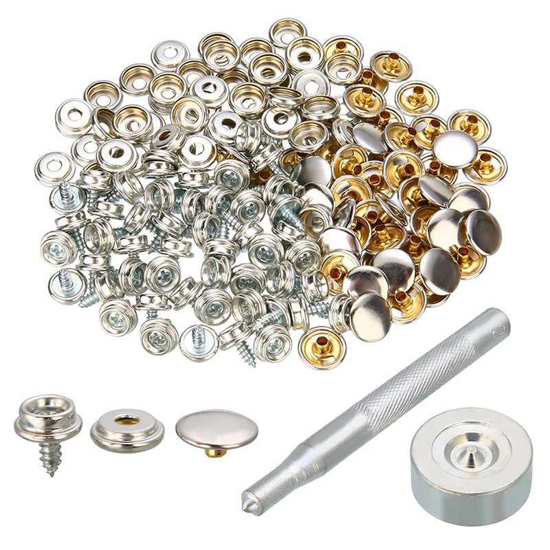 Snap Awning Cover Fastener Stud Button for Boat (Universal Fit)