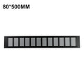 Black Alloy Rectangular Air Vent Grille for Cabinets/Wardrobes