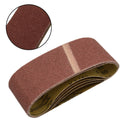 5Pc Sanding Belts for Sander Power Tool (Mixed Grit 60-240) 3"x18"