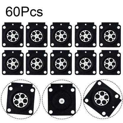 60Pcs Metering Diaphragm for Stihl Zama Carburetor (4314 121 4700, A015053)