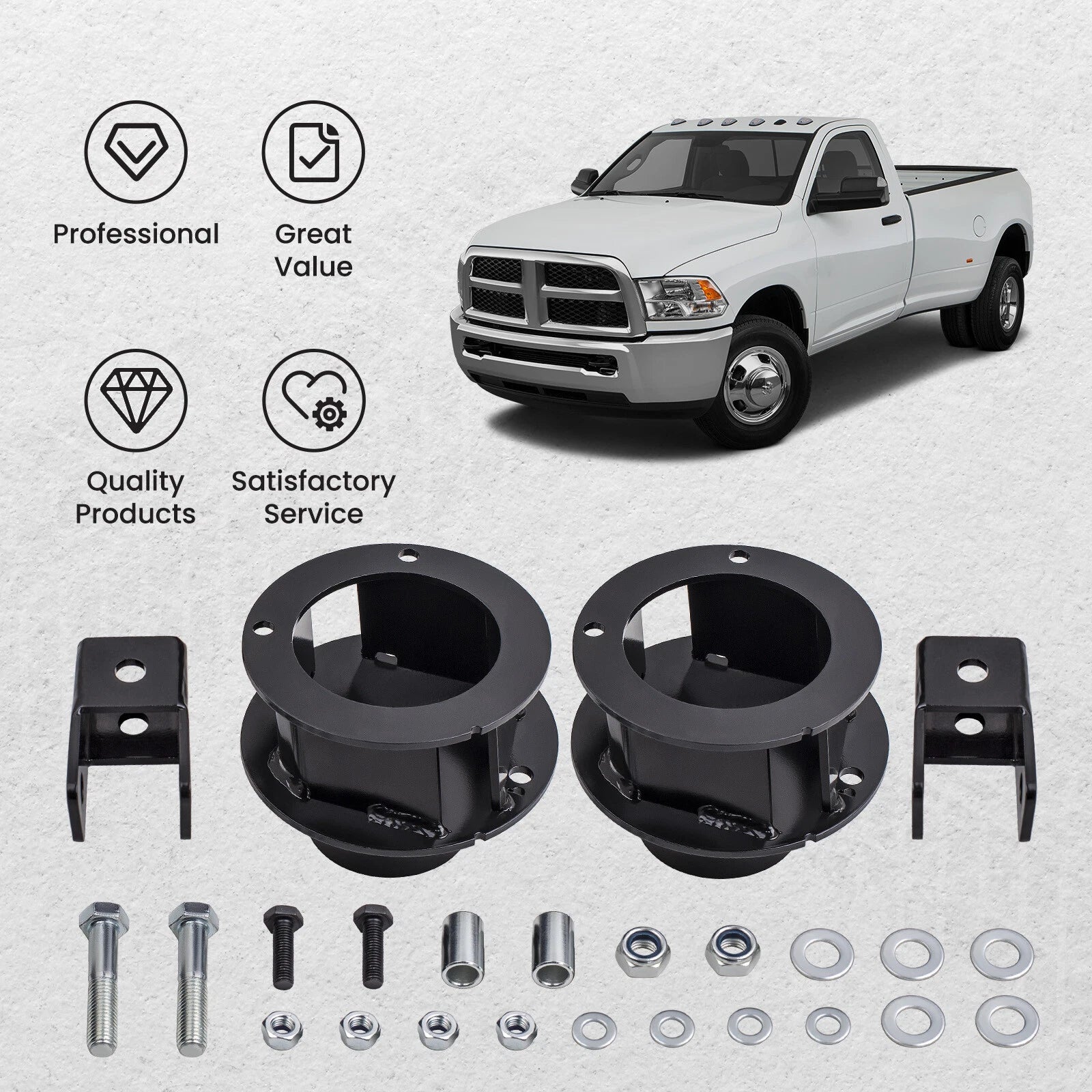 2.5" Leveling Kit for Dodge Ram 2500 3500 4WD (2013–2026)