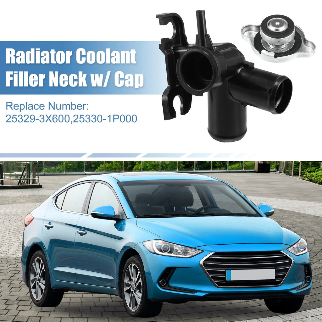 Coolant Filler Neck for Hyundai Elantra Engine Radiator Replacement (2014–2019)