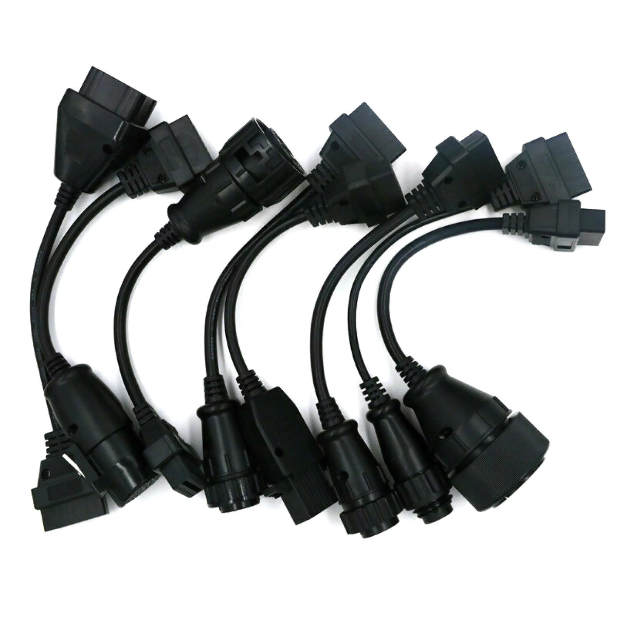8 Pcs OBD2 Diagnostic Tool Adapter Cables for CDP B9 A (Truck)