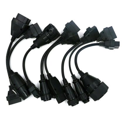 8 Pcs OBD2 Diagnostic Tool Adapter Cables for CDP B9 A (Truck)