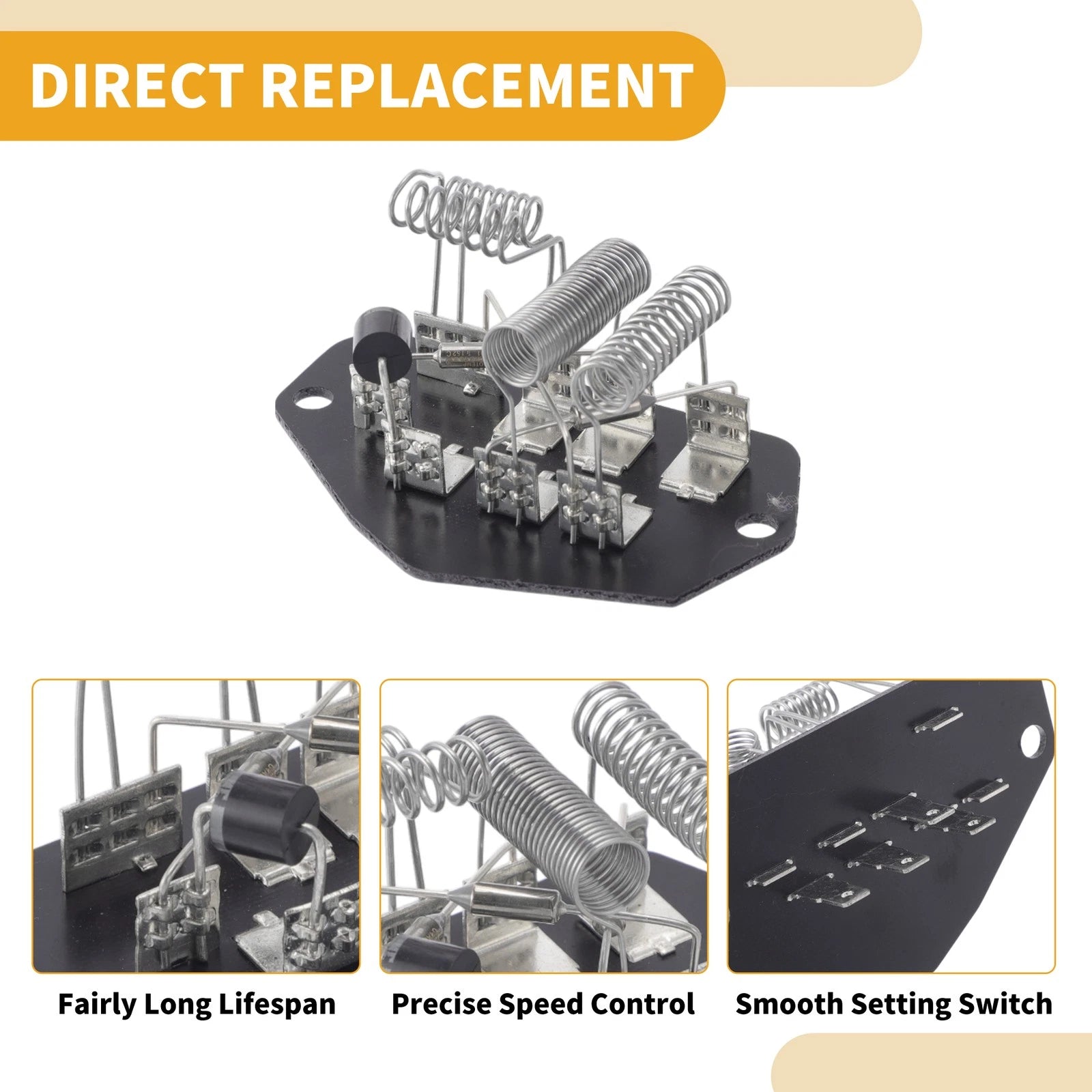 HVAC Blower Motor Resistor Replacement for Toyota Hilux (2017–2020)
